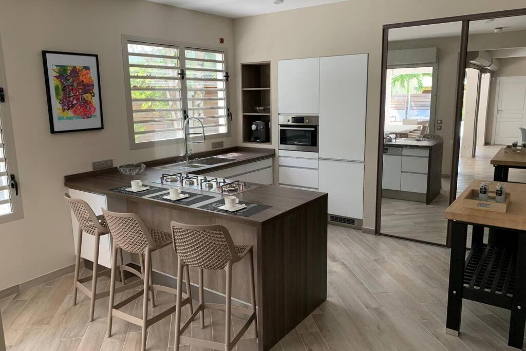 Villa Manzana : Neuve 4Ch 4Sdb 2 Piscines - Luxe Saint-Francois  Exteriör bild
