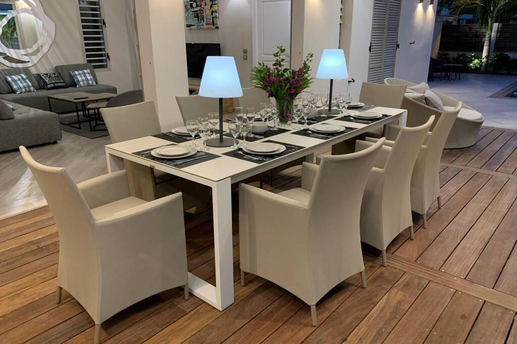 Villa Manzana : Neuve 4Ch 4Sdb 2 Piscines - Luxe Saint-Francois  Exteriör bild