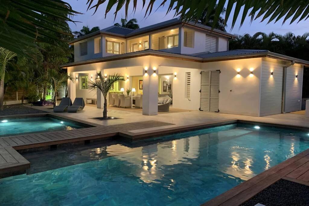 Villa Manzana : Neuve 4Ch 4Sdb 2 Piscines - Luxe Saint-Francois  Exteriör bild